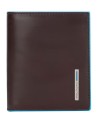  Piquadro - Portafoglio uomo verticale con porta monete RFID