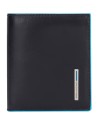  Piquadro - Portafoglio uomo verticale con porta monete RFID
