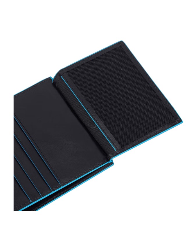  Piquadro - Portafoglio uomo verticale con porta monete RFID