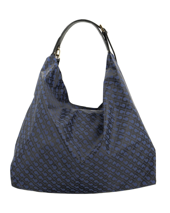  Gherardini - Borsa a spalla con pochette interna in tessuto