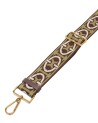  Coccinelle - Tracolla in tessuto Jacquard con motivo Monogram