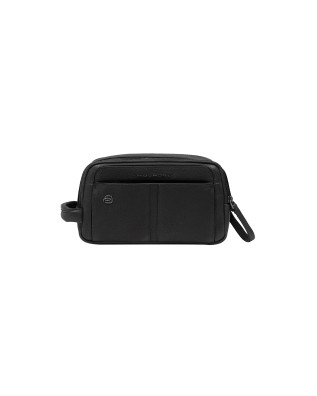  Piquadro - Beauty case uomo in pelle con manico laterale Hedley