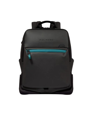 Piquadro - Corner 14'' Laptop Backpack Made of Waterproof...