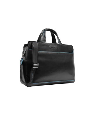 Piquadro - Blue Square 15.6-inch Leather Laptop Bag 2