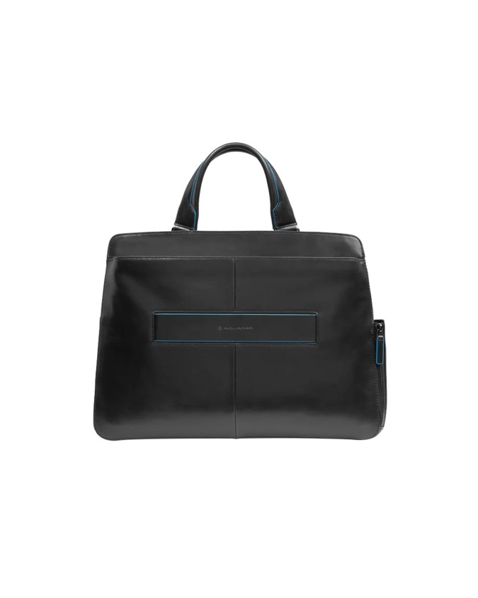  Piquadro - Cartella porta pc 15.6'' in pelle Blue Square