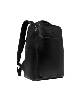 Piquadro - Customizable Blue Square 14" Leather Laptop... 2