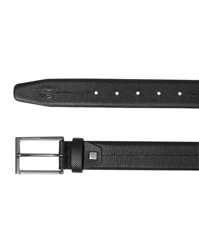 Piquadro - Cintura uomo in pelle con fibbia ad ardiglione Hedley