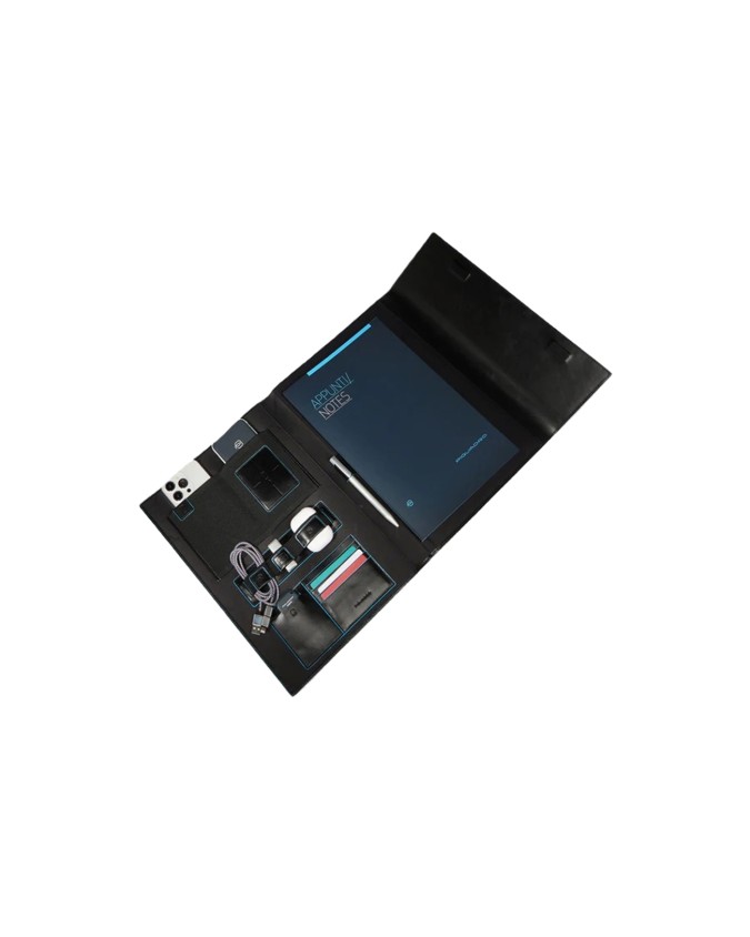 Piquadro - Blue Square Leather...