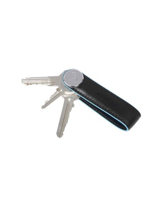Piquadro - Blue Square Men's Leather Keychain