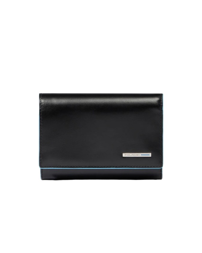  Piquadro - Portafoglio piccolo donna in pelle Blue Square