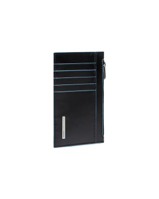 Piquadro - Schlankes Herren-Geldbörse mit Münzfach Blue... 2