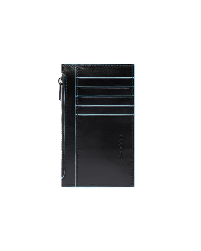 Piquadro - Portacarte uomo sottile con porta monete Blue Square