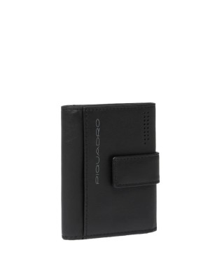 Piquadro - Urban Pocket-Sized Leather Wallet with Coin... 2