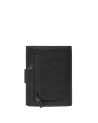  Piquadro - Portafoglio in pelle tascabile con porta monete