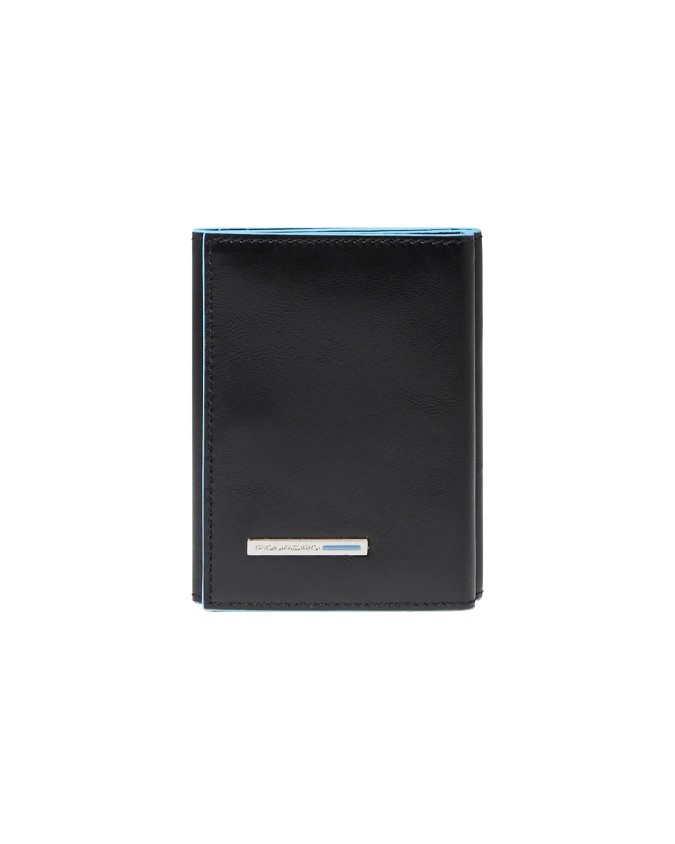  Piquadro - Portafoglio verticale mini in pelle con portamonete