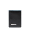  Piquadro - Portafoglio verticale mini in pelle con portamonete