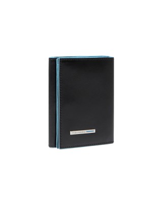 Piquadro - Mini vertical leather wallet with coin pouch,... 2