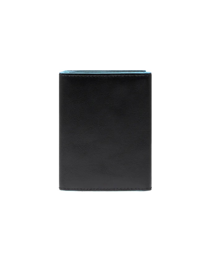  Piquadro - Portafoglio verticale mini in pelle con portamonete
