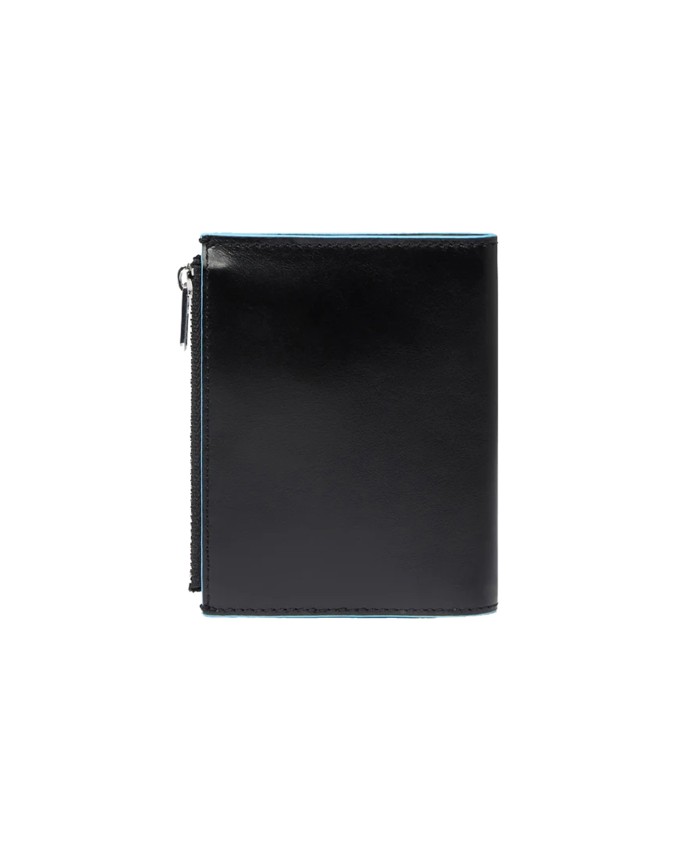  Piquadro - Portafoglio uomo verticale in pelle con porta