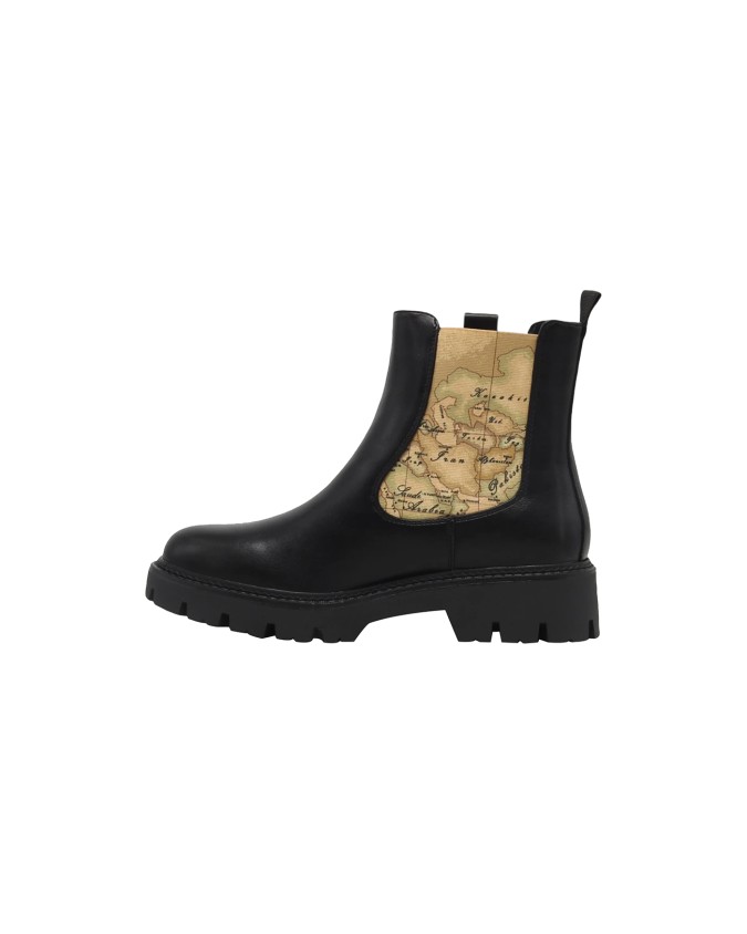 Alviero Martini Prima Classe - Stivaletto donna in pelle con fascia elastica Beatles Boot