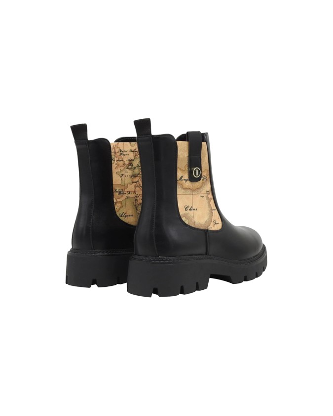 Alviero Martini Prima Classe - Stivaletto donna in pelle con fascia elastica Beatles Boot