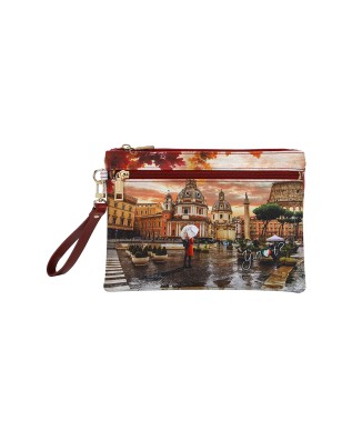  Ynot - Pochette a Bustina con Polsiera e Tasca Frontale Tg. 