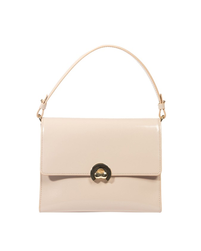  Coccinelle - Borsa a mano con tracolla media in pelle lucida