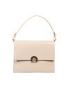 Coccinelle - Medium-sized handbag with shoulder strap in Binxie shiny calf leather