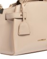  Coccinelle - Borsa a mano piccola in pelle lucida con doppio