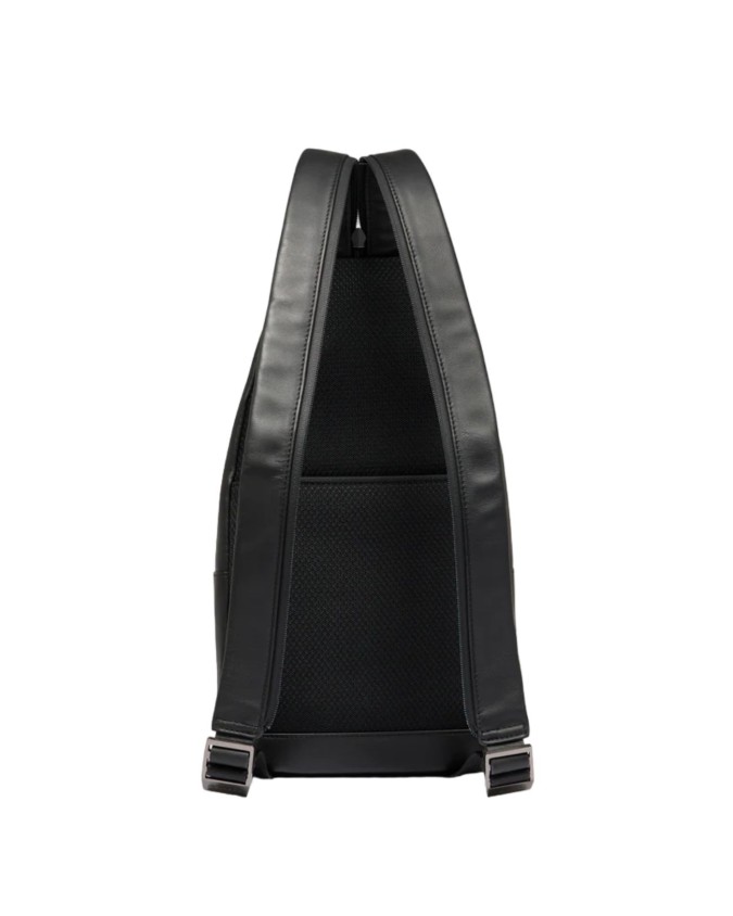  Piquadro - Zaino monospalla uomo in pelle porta iPad® Urban