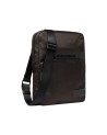  Piquadro - Borsello uomo porta iPad in pelle e tessuto