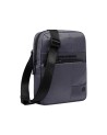 Piquadro - iPad-Mini-Tasche aus Leder und Stoff