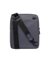  Piquadro - Borsello porta iPad Mini in pelle e tessuto