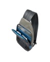  Piquadro - Zaino monospalla uomo in pelle porta iPad® Urban