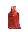 Piquadro - Blue Square Leather Shoulder Bag with Backpack Conversion