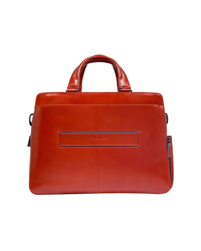  Piquadro - Cartella porta pc 15.6'' in pelle Blue Square