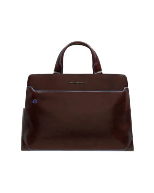 Piquadro - Laptoptasche für 15,6-Zoll-Laptops aus Leder...