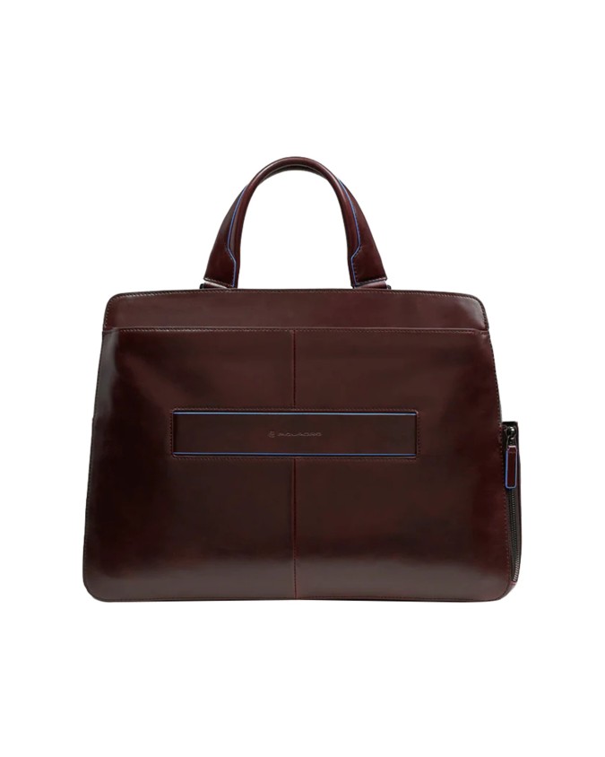  Piquadro - Cartella porta pc 15.6'' in pelle Blue Square