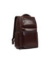 Piquadro - Customizable Blue Square 15.6'' Leather Laptop Backpack