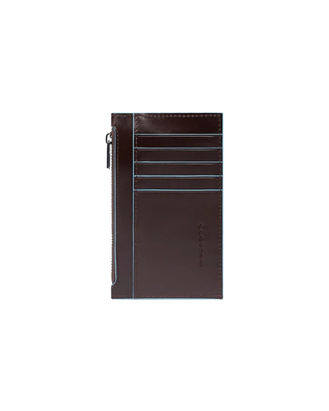  Piquadro - Portacarte uomo sottile con porta monete Blue Square