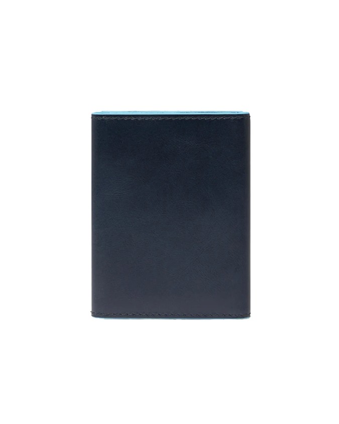  Piquadro - Portafoglio verticale mini in pelle con portamonete