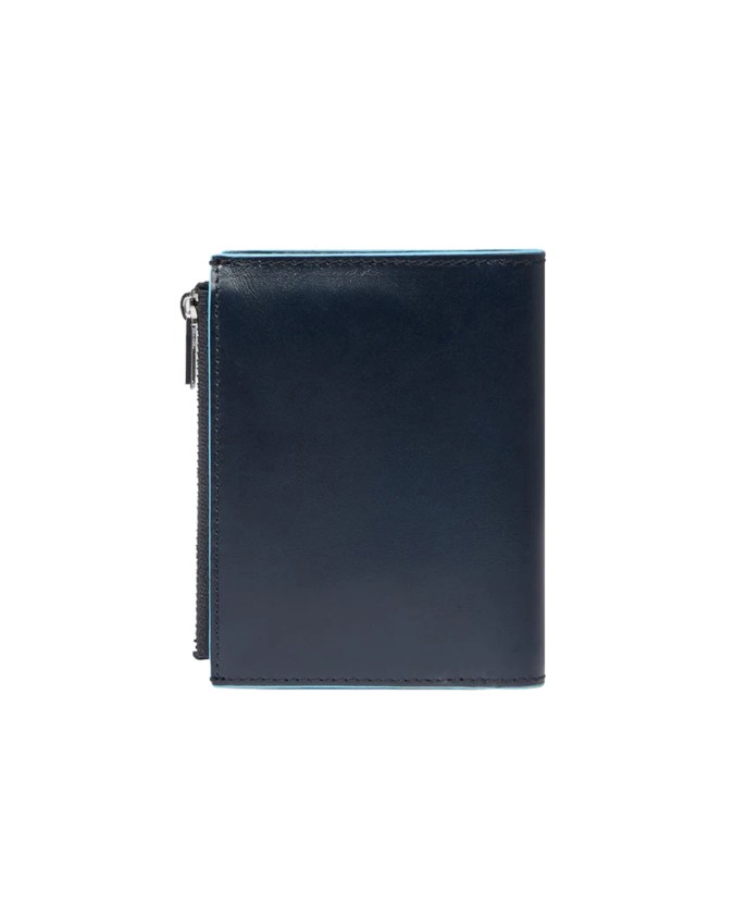  Piquadro - Portafoglio uomo verticale in pelle con porta