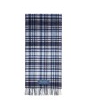  Piquadro - Sciarpa donna check con frange in tessuto