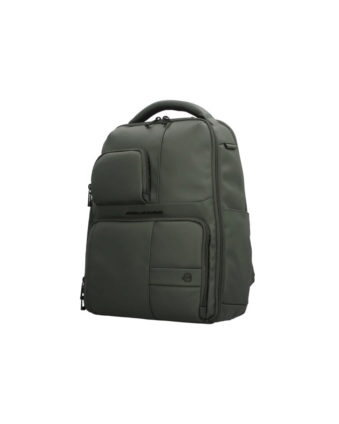  Piquadro - Zaino porta pc 14'' porta iPad® in tessuto gommato