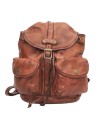  Campomaggi - Zaino medio in pelle con tasche esterne