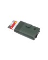  Piquadro - Porta carte di credito in metallo e pelle singolo