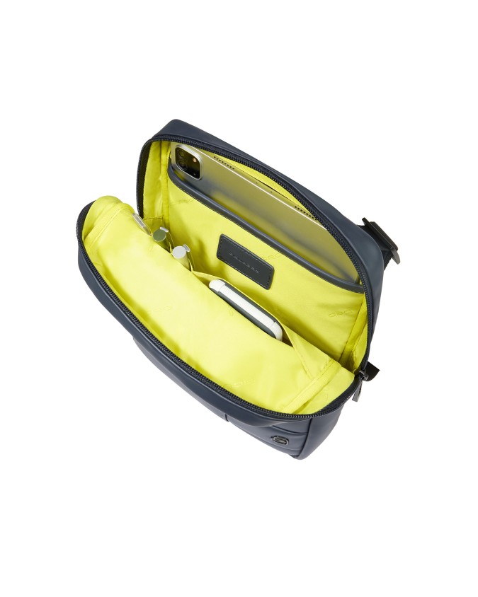  Piquadro - Borsello porta iPad in tessuto gommato