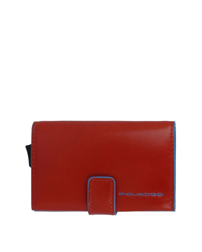  Piquadro - Custodia porta carte di credito uomo in pelle e