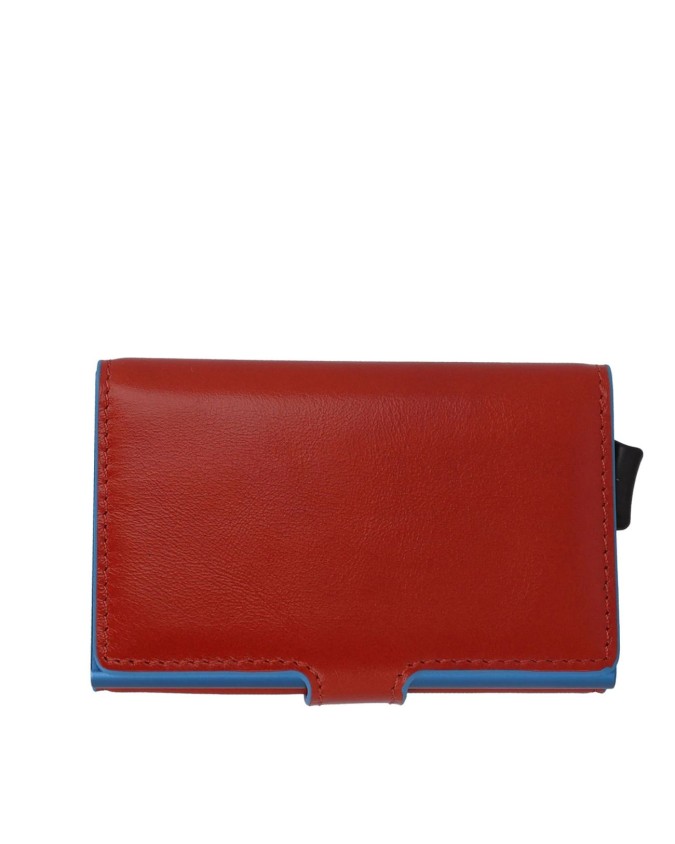 Piquadro - Custodia porta carte di credito uomo in pelle e