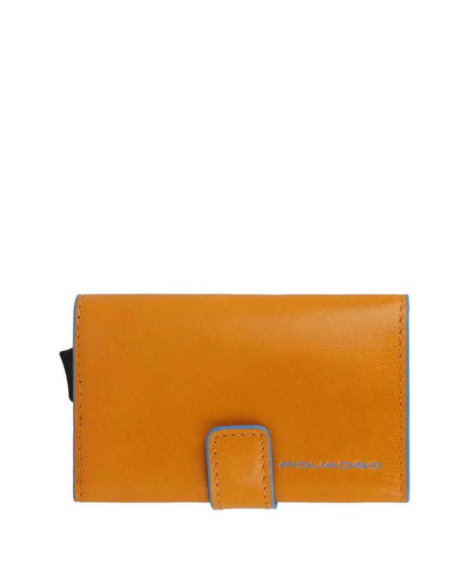  Piquadro - Custodia porta carte di credito uomo in pelle e
